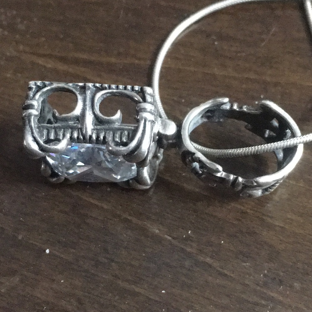 SILPADA Uptown Cubic Zirconia Necklace - Picture 5 of 14